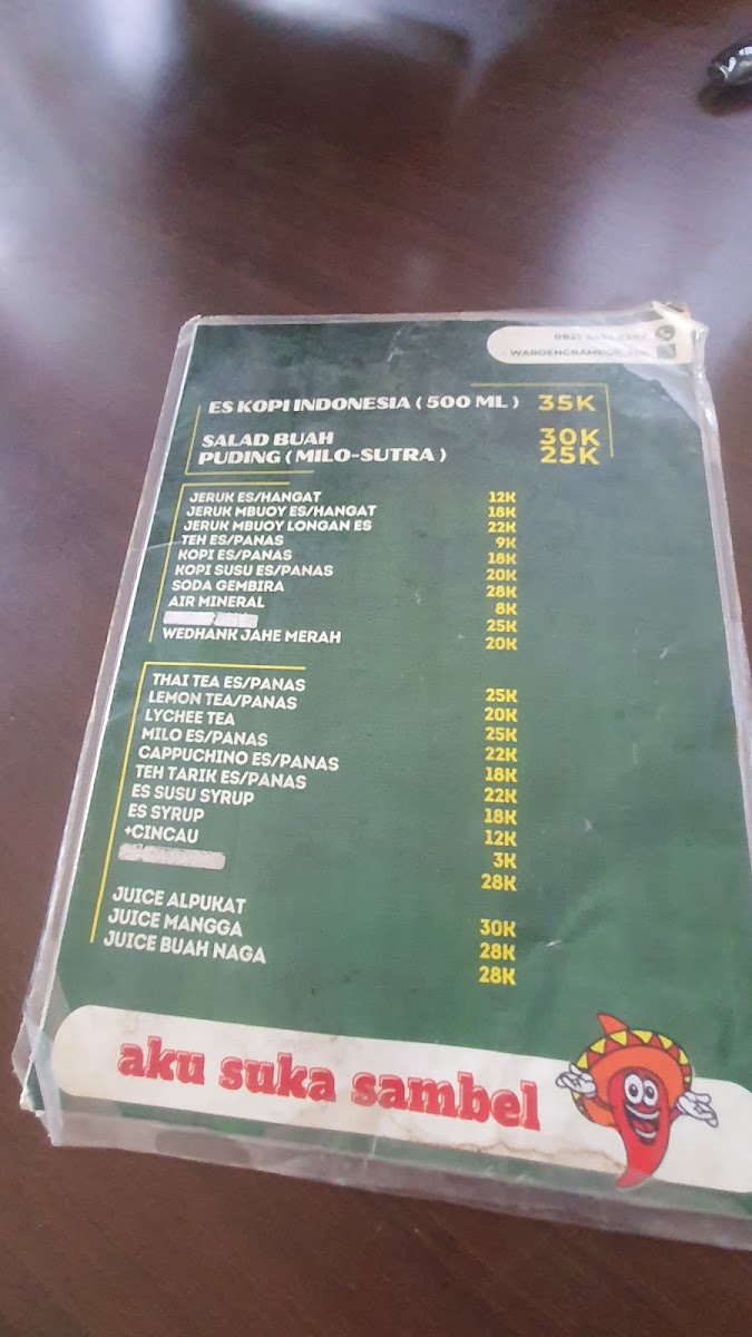 Waroeng Bamboe Menu - Image 3