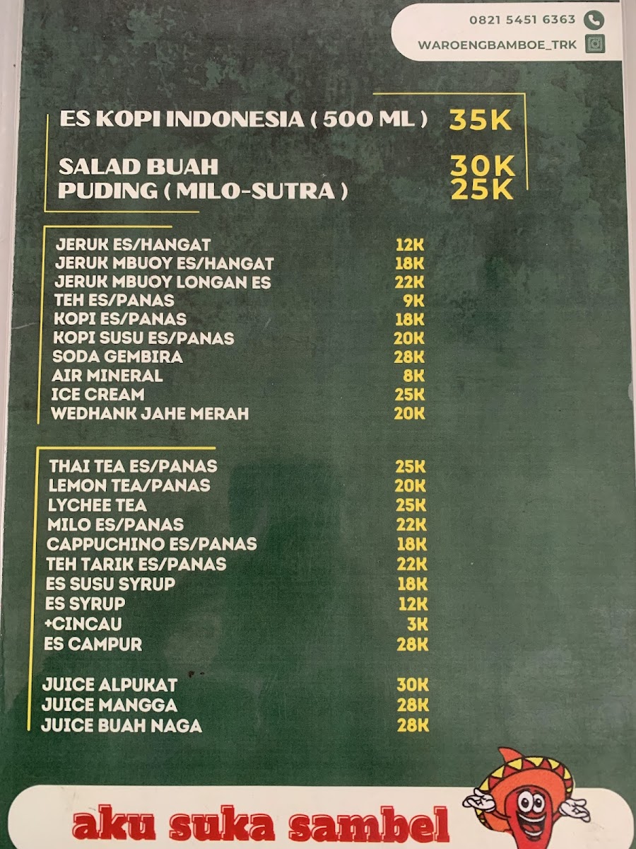 Waroeng Bamboe Menu - Image 4